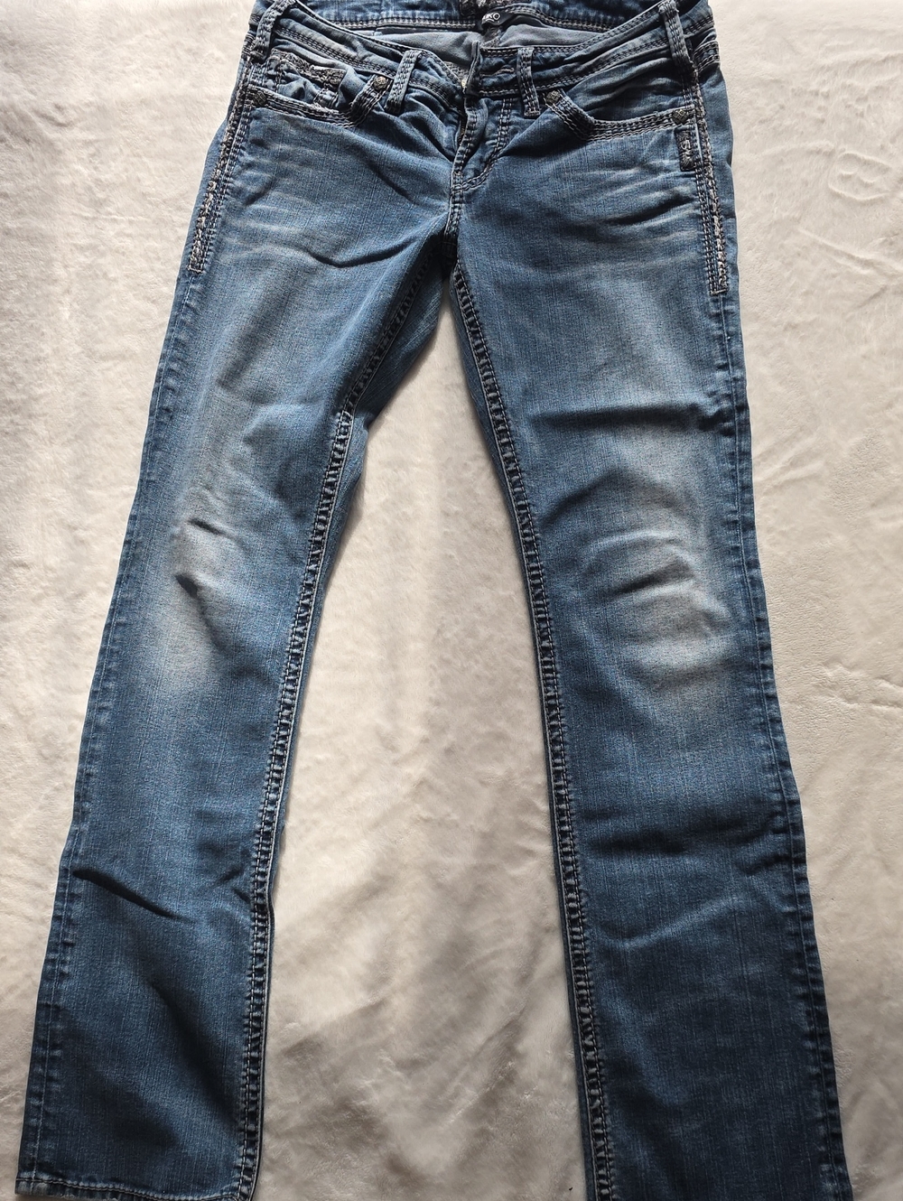 Women’s Light Blue Bootcut Jeans - Comfort Stretch